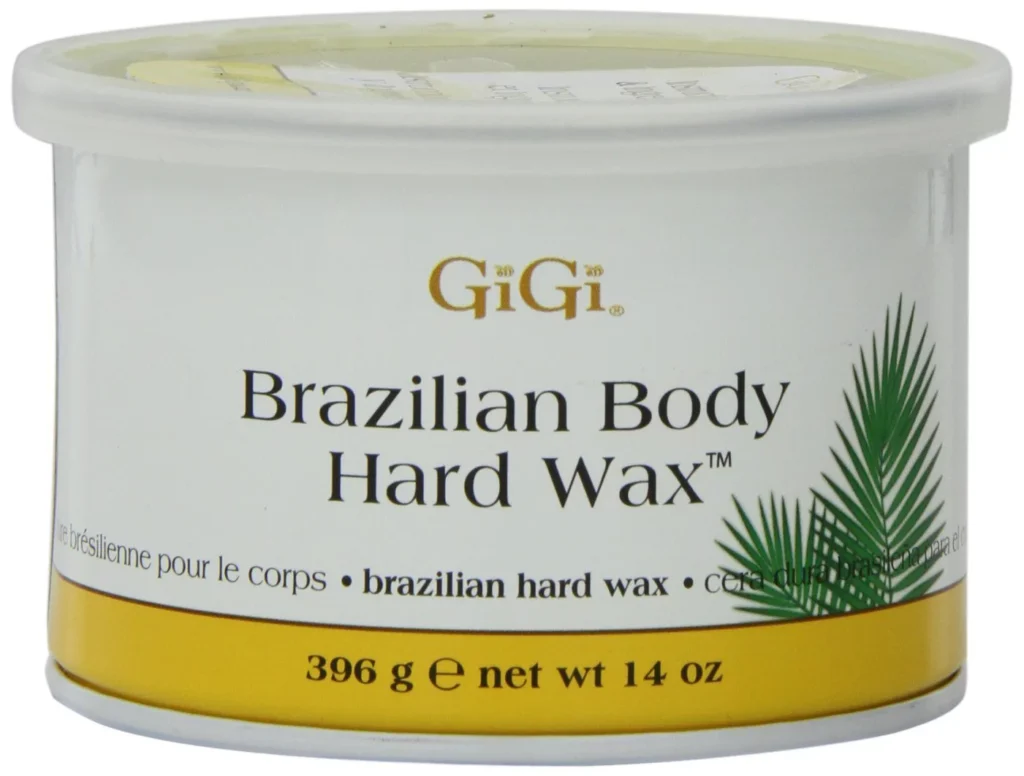 1- Gigi Tin Brazilian Body Hard Wax 14 Ounce (414ml) (3 Pack)