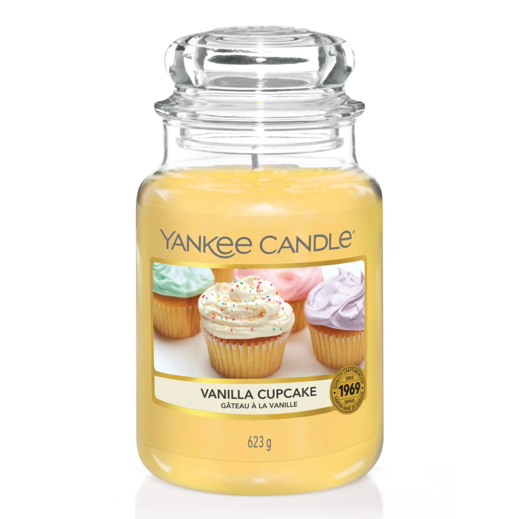 2- Yankee Candle Vanilla Cupcake Scented