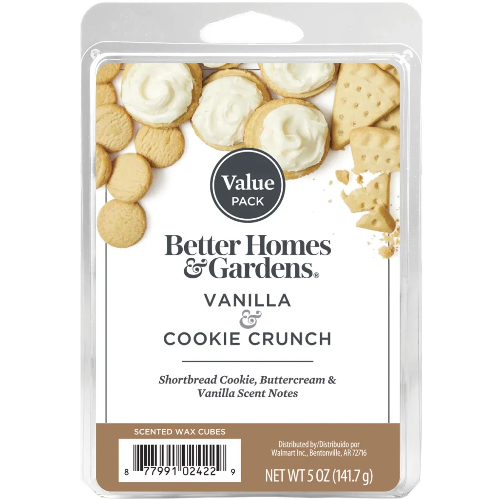 3- Better Homes and Gardens Vanilla Cookie Crunch Wax Cubes - 4-Pack