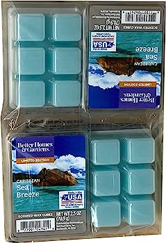 4- Better Homes and Gardens Caribbean Sea Breeze Wax Cubes - 4-Pack