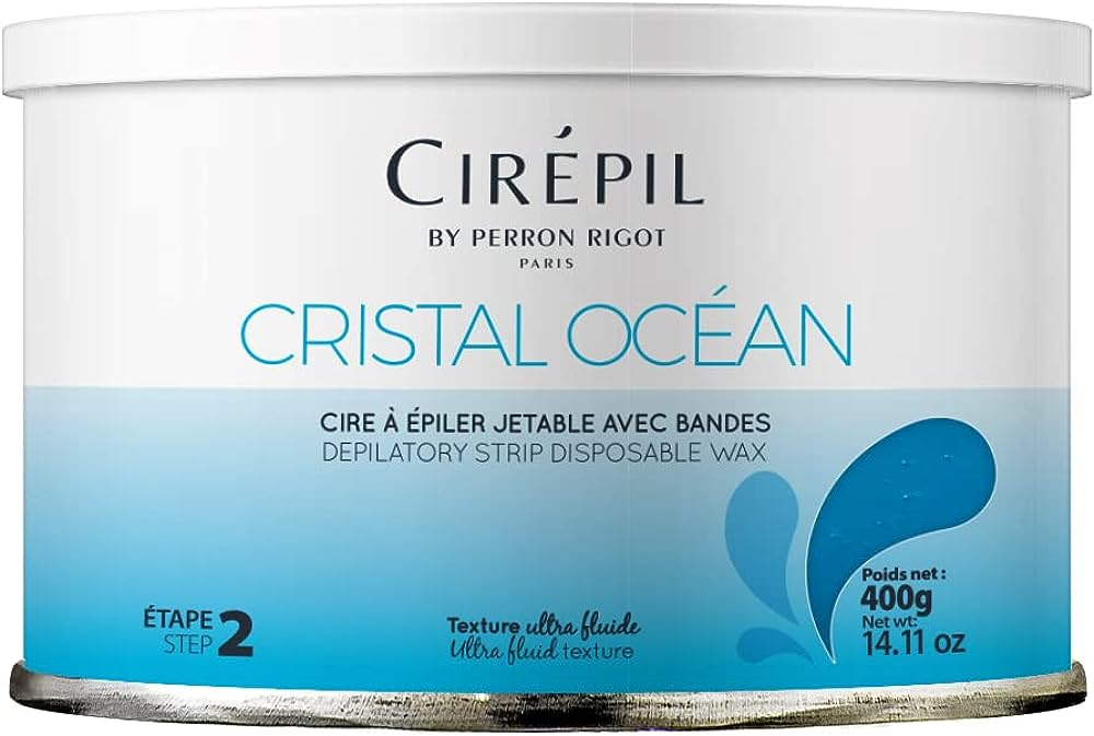 9- Cirepil - Blue - All-Purpose & Unscented - No Strips Needed, Solid Wax in Tin - Fluid Gel