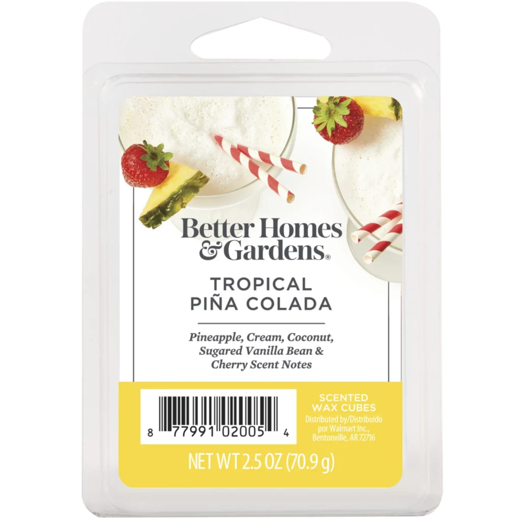 Better Homes and Gardens Tropical Pina Colada Scented Wax Cubes