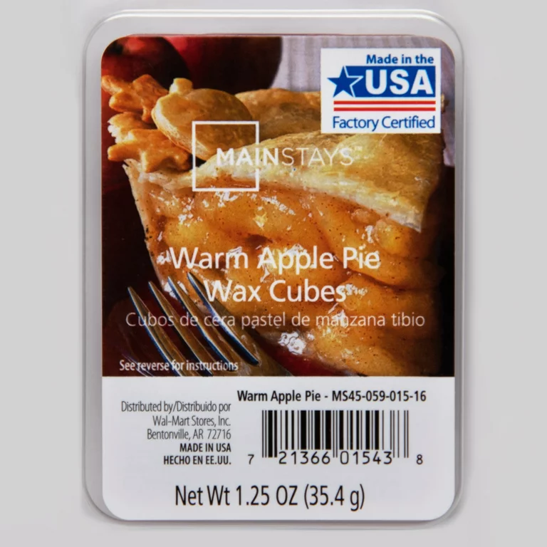 Mainstays Warm Apple Pie Wax Cubes - 4-Pack