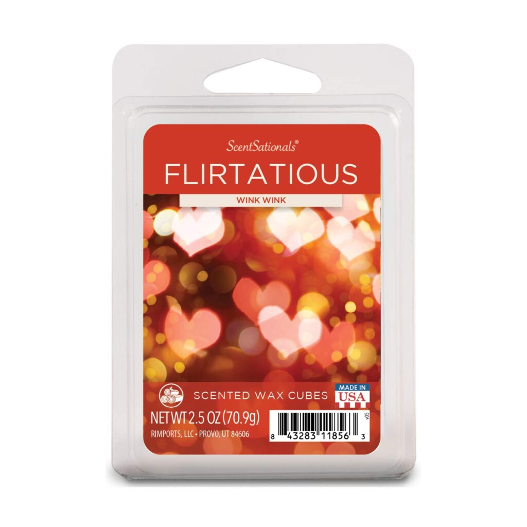 ScentSationals Scented Wax Cubes - Flirtatious - Fragrance Wax Melts for Warmers