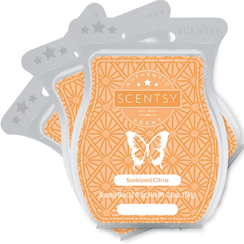 Scentsy Sunkissed Citrus Wickless Candle Tart Warmer Wax