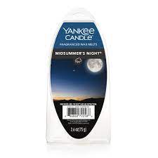 1- Yankee Candle Midsummer's Night Wax Melts, 3 Packs of 6